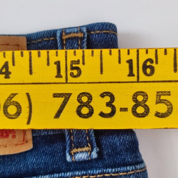 Levi's jeggings stretchy slim fit straight denim blue women's size 10 - Picture 9 of 13